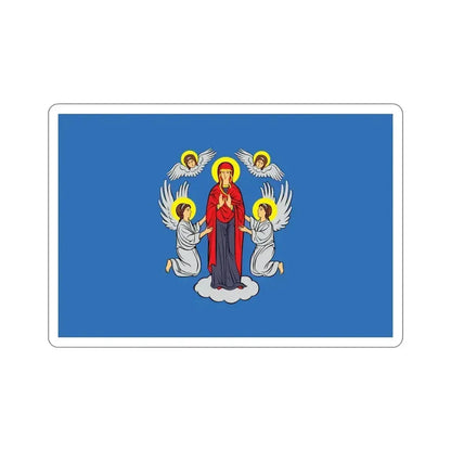 Flag of Minsk  Miensk Russia STICKER Vinyl Die-Cut Decal 5 Inch - The Sticker Space