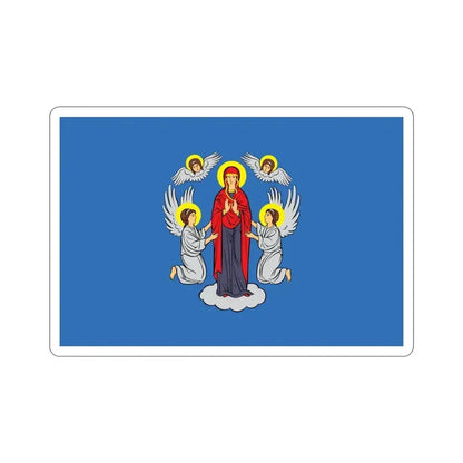 Flag of Minsk  Miensk Russia STICKER Vinyl Die-Cut Decal 5 Inch - The Sticker Space