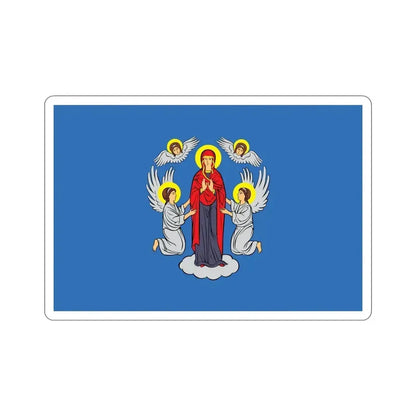 Flag of Minsk  Miensk Russia STICKER Vinyl Die-Cut Decal 6 Inch - The Sticker Space