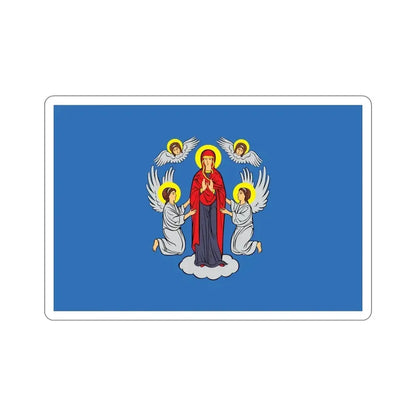 Flag of Minsk  Miensk Russia STICKER Vinyl Die-Cut Decal - The Sticker Space