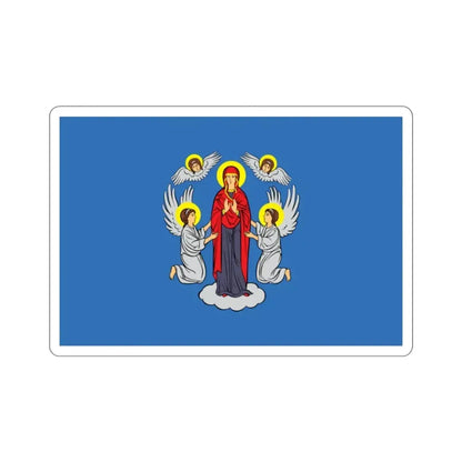 Flag of Minsk  Miensk Russia STICKER Vinyl Die-Cut Decal - The Sticker Space