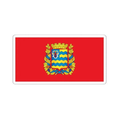 Flag of Minsk Voblast (Belarus) STICKER Vinyl Kiss-Cut Decal 4 Inch White - The Sticker Space