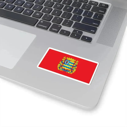 Flag of Minsk Voblast (Belarus) STICKER Vinyl Kiss-Cut Decal - The Sticker Space