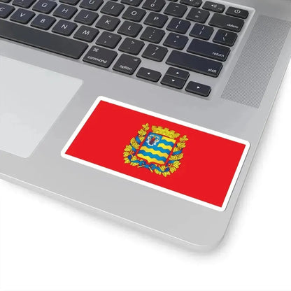 Flag of Minsk Voblast (Belarus) STICKER Vinyl Kiss-Cut Decal - The Sticker Space