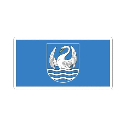 Flag of Miory (Belarus) STICKER Vinyl Kiss-Cut Decal 2 Inch White - The Sticker Space