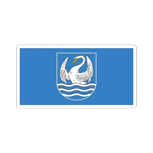 Flag of Miory (Belarus) STICKER Vinyl Kiss-Cut Decal 2 Inch White - The Sticker Space