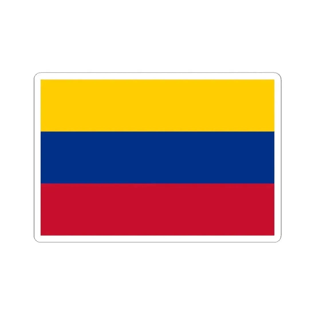 Flag of Miranda (Colombia) STICKER Vinyl Kiss-Cut Decal 2 Inch White - The Sticker Space