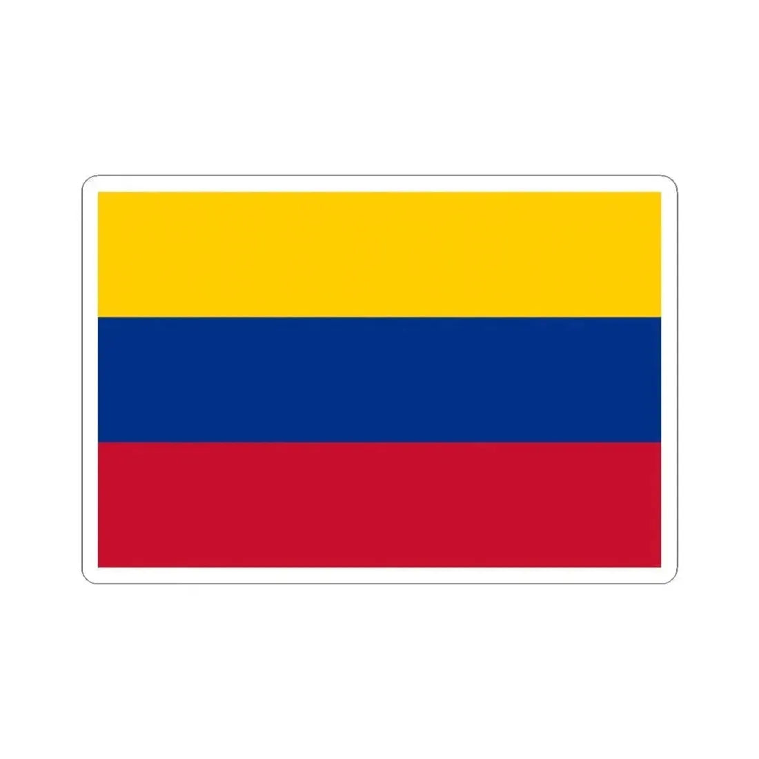 Flag of Miranda (Colombia) STICKER Vinyl Kiss-Cut Decal 4 Inch White - The Sticker Space