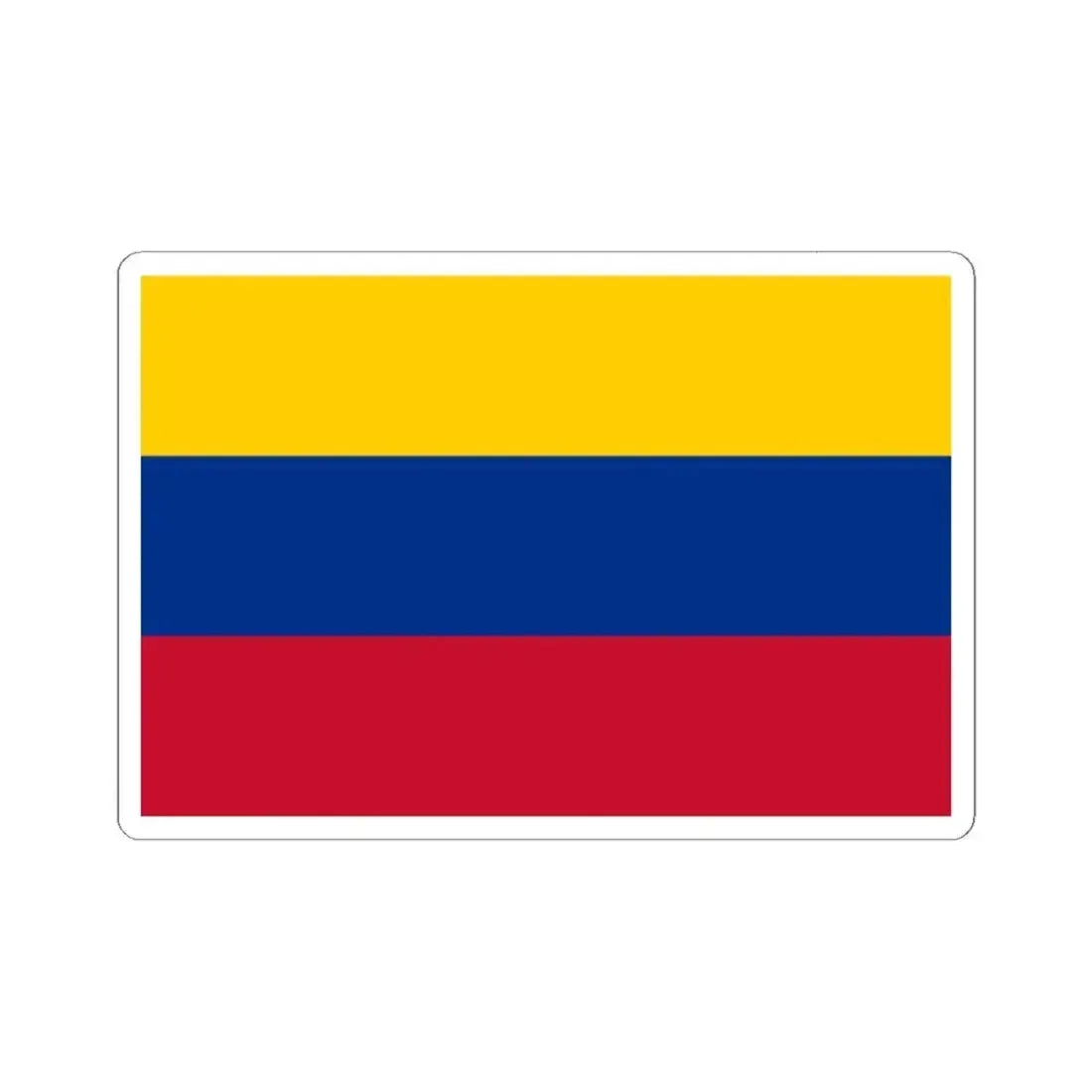 Flag of Miranda (Colombia) STICKER Vinyl Kiss-Cut Decal 6 Inch White - The Sticker Space