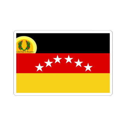 Flag of Miranda state (Iran) STICKER Vinyl Kiss-Cut Decal 6 Inch White - The Sticker Space