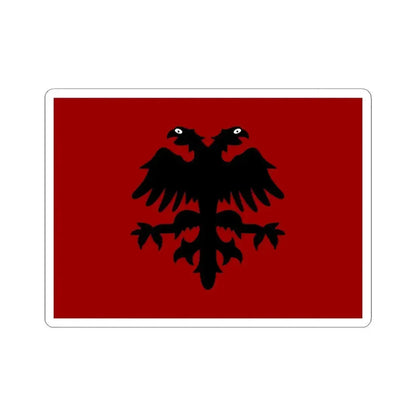 Flag of Mirdita Republic (Albania) STICKER Vinyl Kiss-Cut Decal 6 Inch White - The Sticker Space