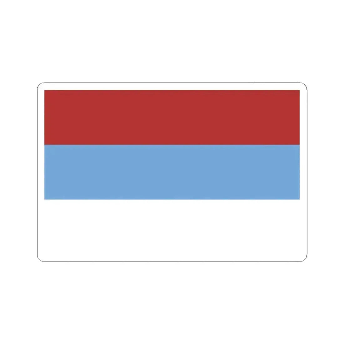 Flag of Misiones 1815-1827 (Argentina) STICKER Vinyl Kiss-Cut Decal 3 Inch White - The Sticker Space