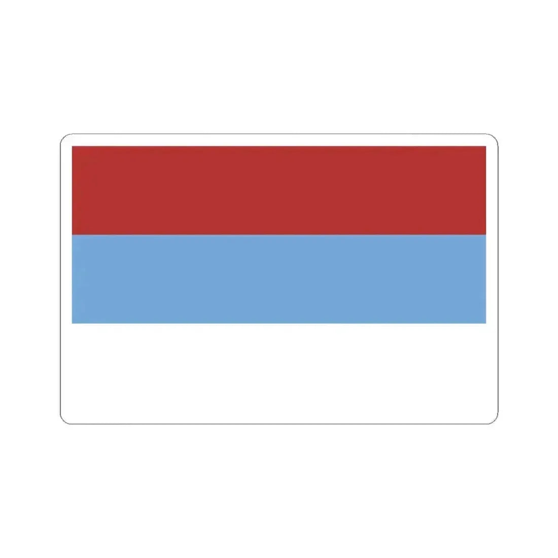 Flag of Misiones 1815-1827 (Argentina) STICKER Vinyl Kiss-Cut Decal 6 Inch White - The Sticker Space