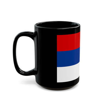 Flag of Misiones Province Argentina - Black Coffee Mug-The Sticker Space