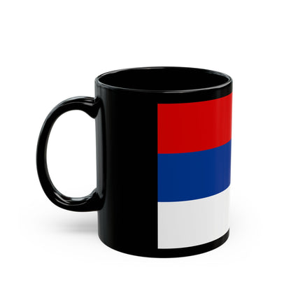 Flag of Misiones Province Argentina - Black Coffee Mug-The Sticker Space