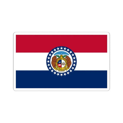 Flag of Missouri (United States) STICKER Vinyl Kiss-Cut Decal 2 Inch White - The Sticker Space