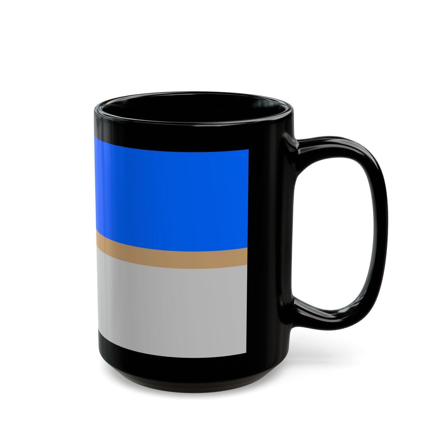 Flag of Mistissini Canada - Black Coffee Mug-The Sticker Space