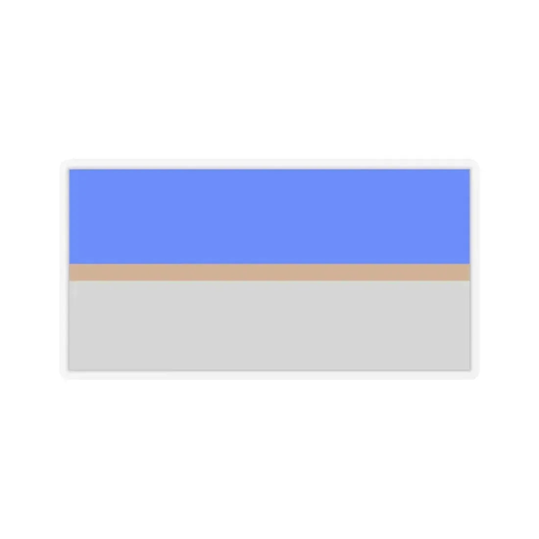 Flag of Mistissini Canada - STICKER Vinyl Kiss-Cut Decal 3 Inch Transparent - The Sticker Space