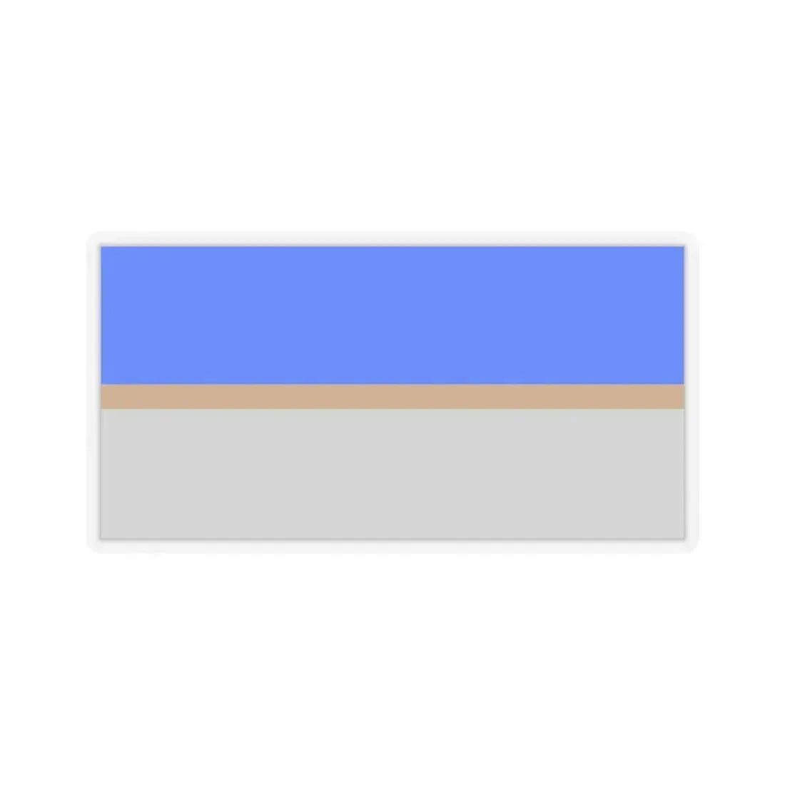 Flag of Mistissini Canada - STICKER Vinyl Kiss-Cut Decal 4 Inch Transparent - The Sticker Space