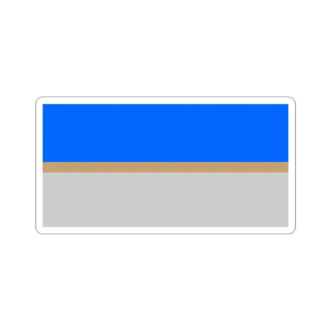 Flag of Mistissini (Canada) STICKER Vinyl Kiss-Cut Decal 6 Inch White - The Sticker Space