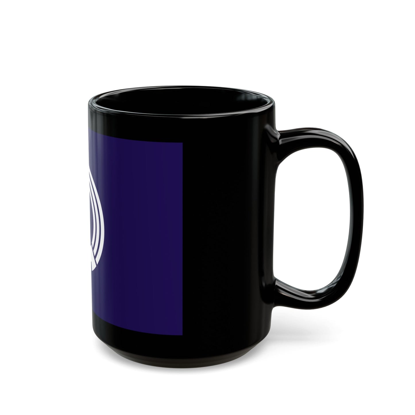 Flag of Mitaka Tokyo Japan - Black Coffee Mug-The Sticker Space