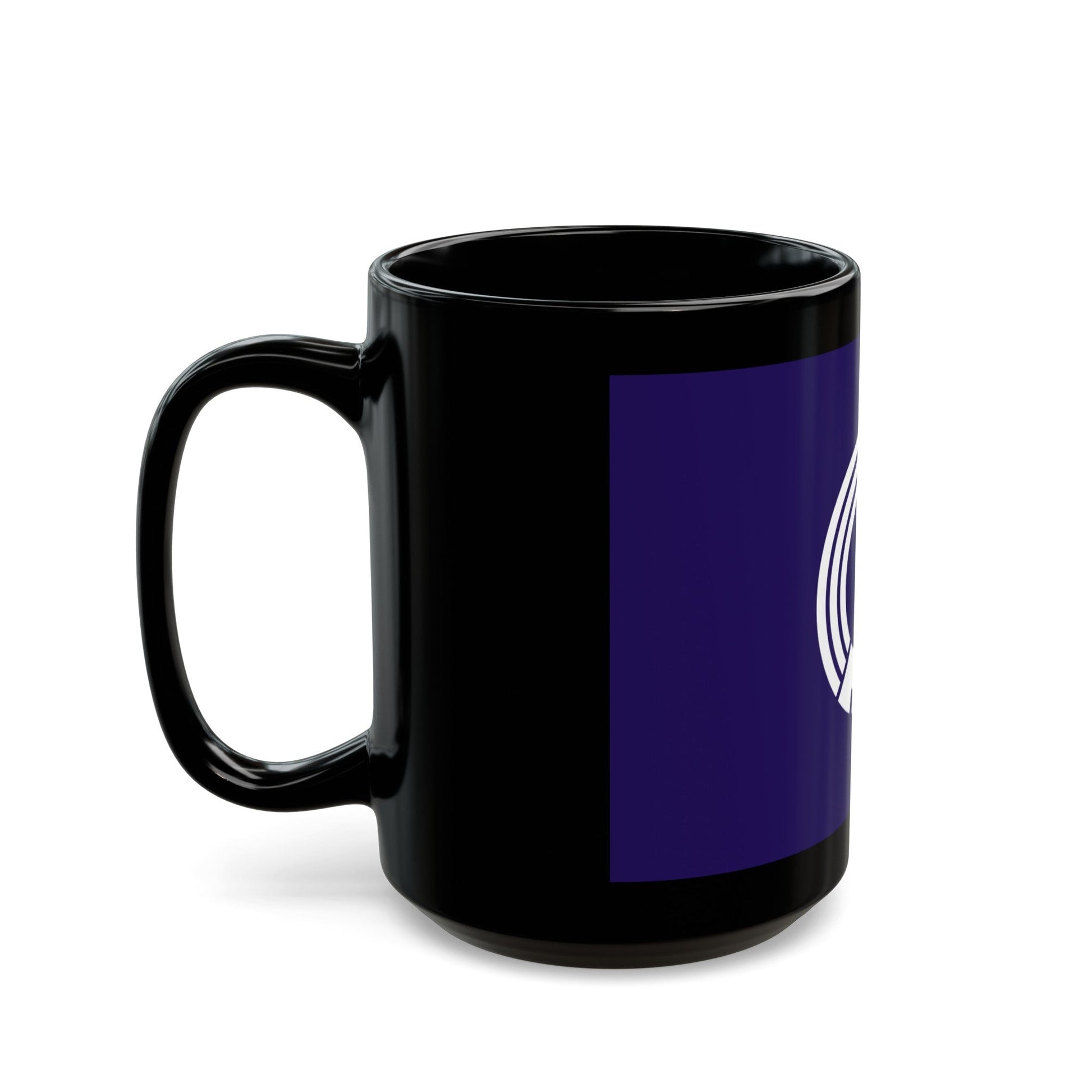 Flag of Mitaka Tokyo Japan - Black Coffee Mug-The Sticker Space