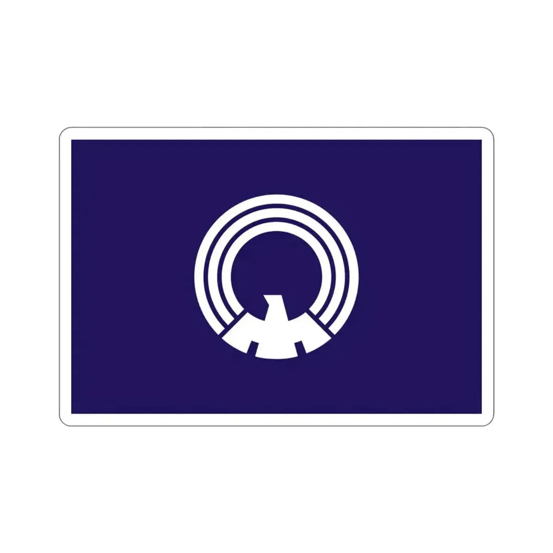 Flag of Mitaka Tokyo Japan STICKER Vinyl Die-Cut Decal 3 Inch - The Sticker Space