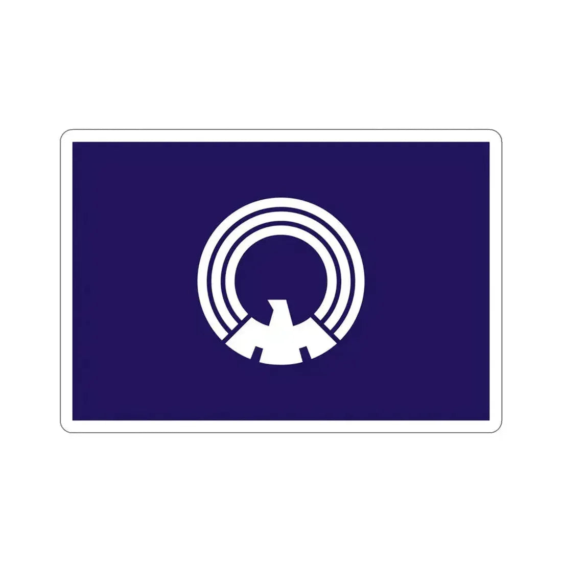 Flag of Mitaka Tokyo Japan STICKER Vinyl Die-Cut Decal 4 Inch - The Sticker Space