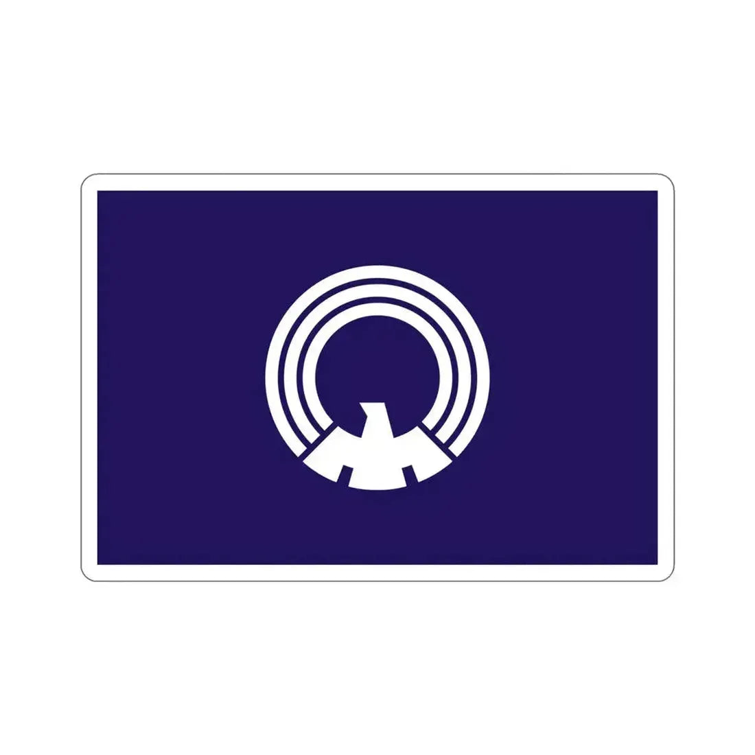 Flag of Mitaka Tokyo Japan STICKER Vinyl Die-Cut Decal 5 Inch - The Sticker Space