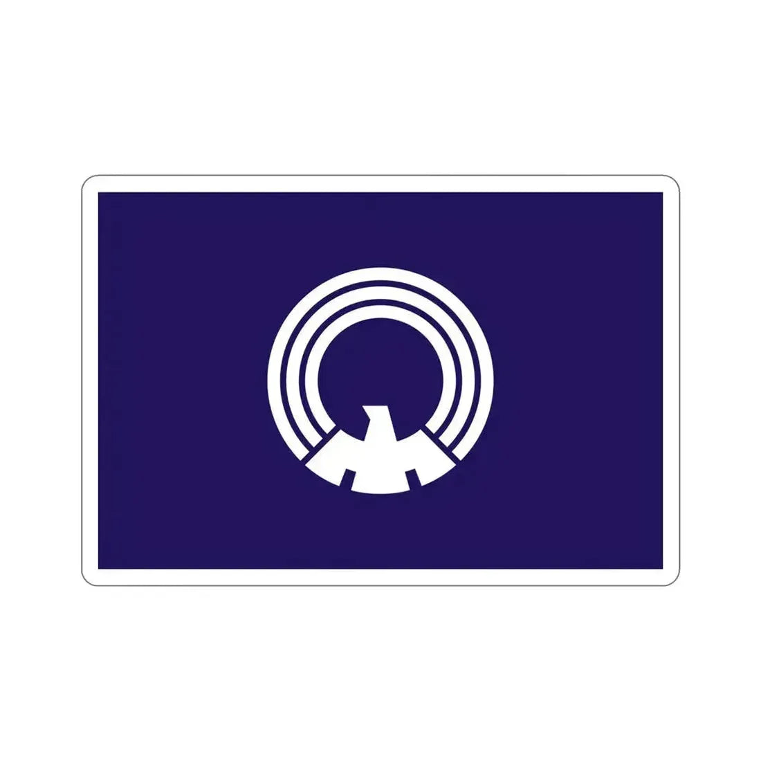 Flag of Mitaka Tokyo Japan STICKER Vinyl Die-Cut Decal 6 Inch - The Sticker Space