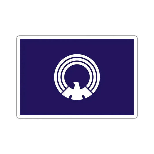 Flag of Mitaka Tokyo Japan STICKER Vinyl Die-Cut Decal 6 Inch - The Sticker Space