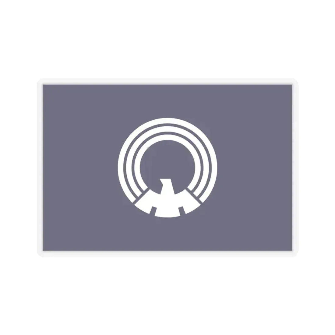 Flag of Mitaka Tokyo Japan - STICKER Vinyl Kiss-Cut Decal 3 Inch Transparent - The Sticker Space