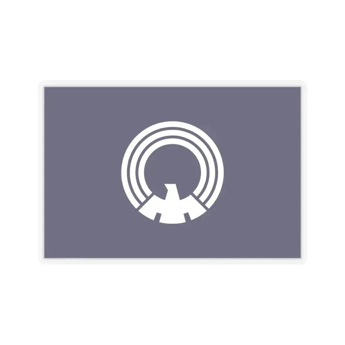 Flag of Mitaka Tokyo Japan - STICKER Vinyl Kiss-Cut Decal 6 Inch Transparent - The Sticker Space