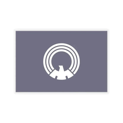 Flag of Mitaka Tokyo Japan - STICKER Vinyl Kiss-Cut Decal 6 Inch Transparent - The Sticker Space