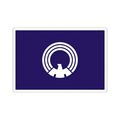 Flag of Mitaka Tokyo Japan - STICKER Vinyl Kiss-Cut Decal 6 Inch White - The Sticker Space