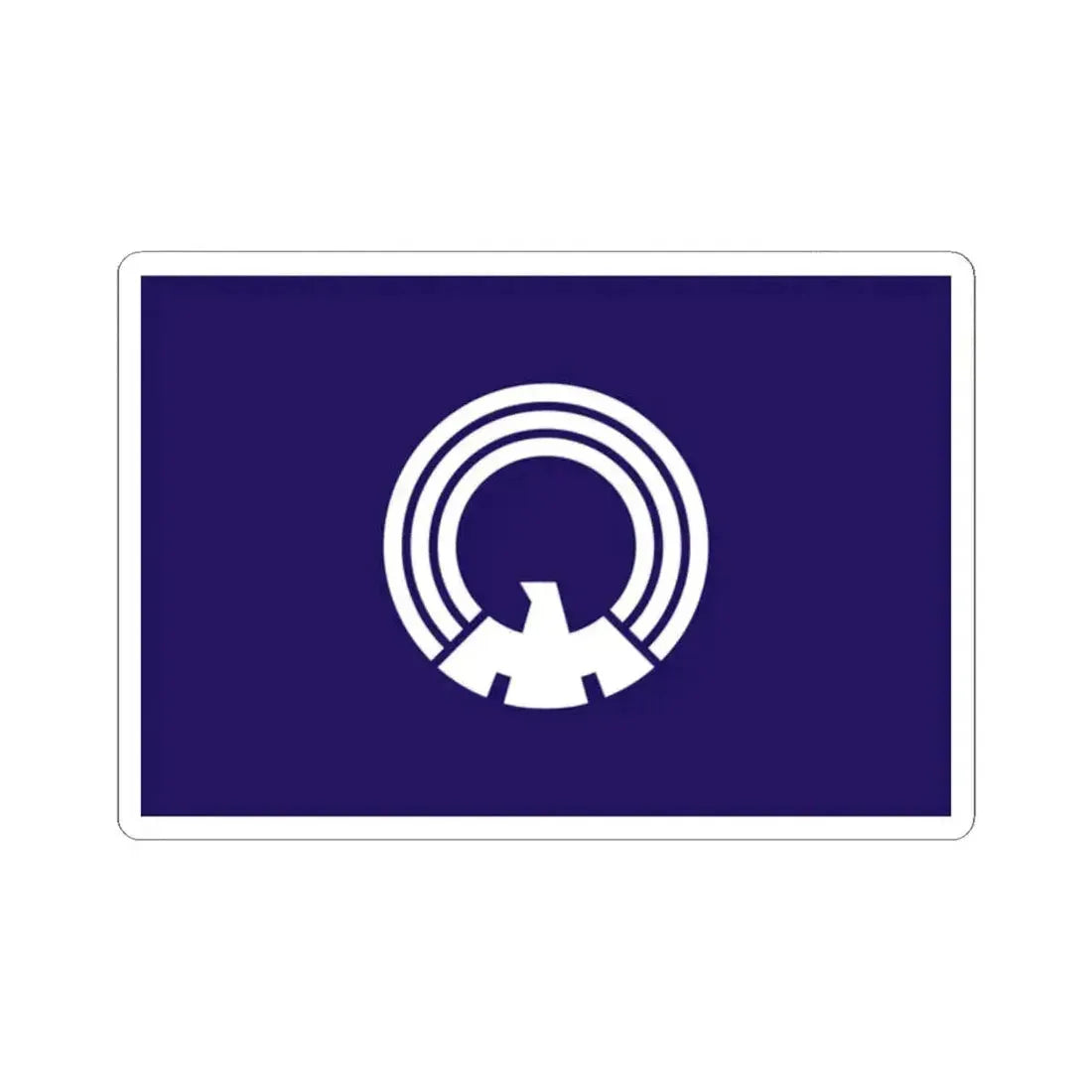 Flag of Mitaka Tokyo Japan - STICKER Vinyl Kiss-Cut Decal - The Sticker Space