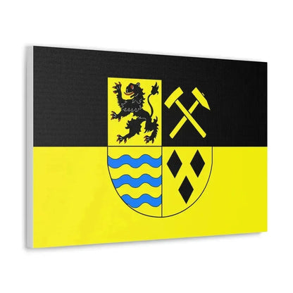 Flag of Mittelsachsen Germany - Canvas Wall Art - The Sticker Space