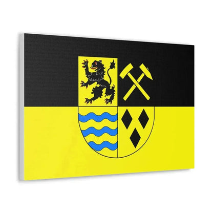 Flag of Mittelsachsen Germany - Canvas Wall Art - The Sticker Space