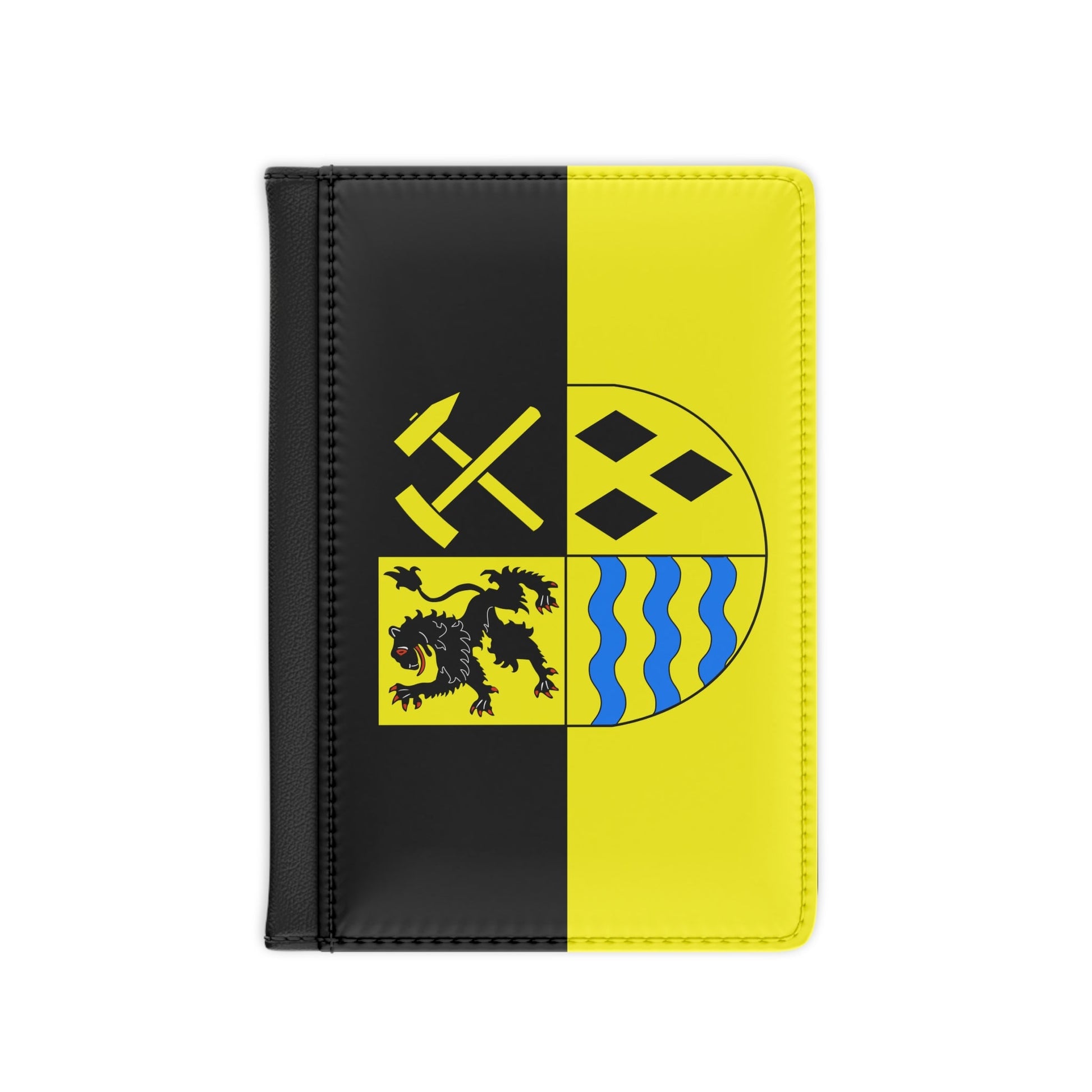 Flag of Mittelsachsen Germany - Passport Holder-3.9" x 5.8"-The Sticker Space