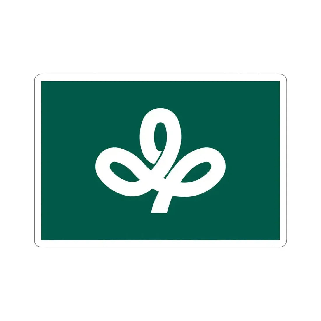 Flag of Miyagi Prefecture Japan STICKER Vinyl Die-Cut Decal 5 Inch - The Sticker Space