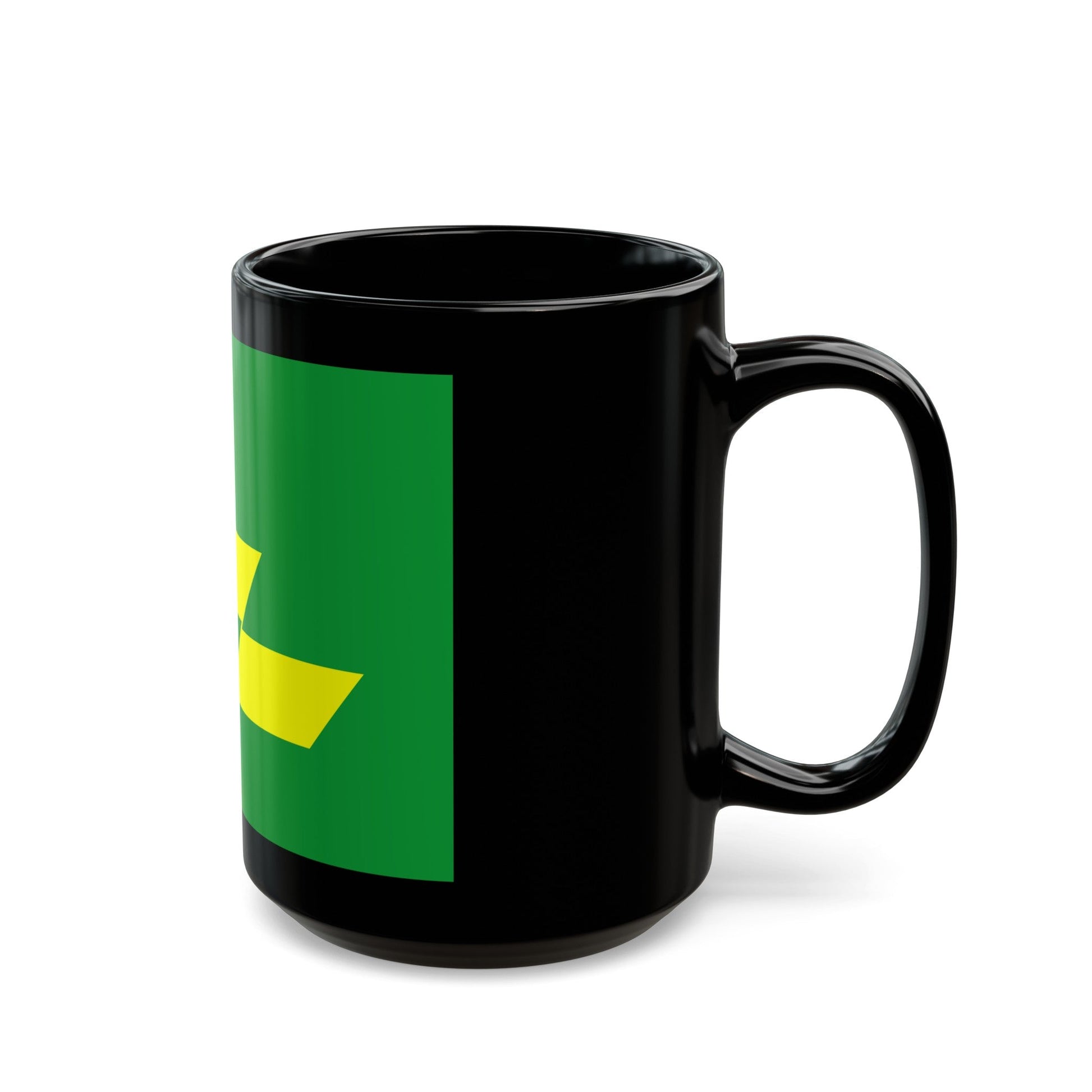 Flag of Miyazaki Prefecture Japan - Black Coffee Mug-The Sticker Space