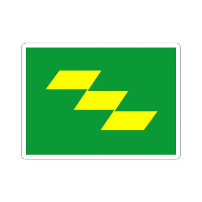 Flag of Miyazaki Prefecture Japan STICKER Vinyl Die-Cut Decal - The Sticker Space