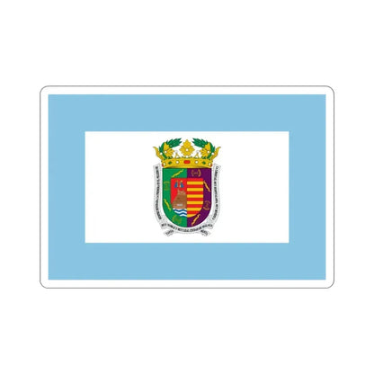 Flag of Málaga Spain STICKER Vinyl Die-Cut Decal 3 Inch - The Sticker Space