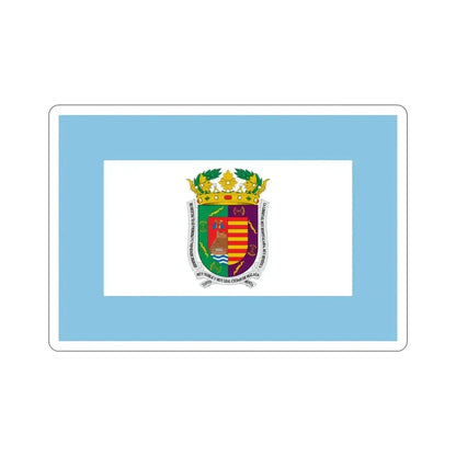 Flag of Málaga Spain STICKER Vinyl Die-Cut Decal 4 Inch - The Sticker Space
