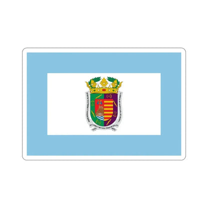 Flag of Málaga Spain STICKER Vinyl Die-Cut Decal 5 Inch - The Sticker Space