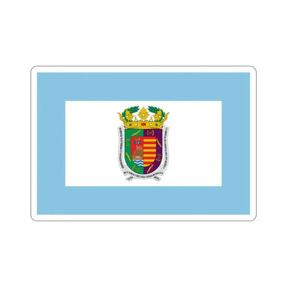 Flag of Málaga Spain STICKER Vinyl Die-Cut Decal 6 Inch - The Sticker Space