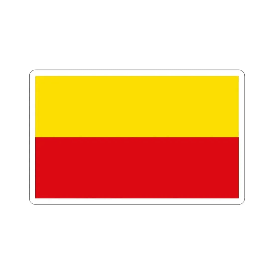 Flag of Mülheim an der Ruhr Germany STICKER Vinyl Die-Cut Decal 2 Inch - The Sticker Space