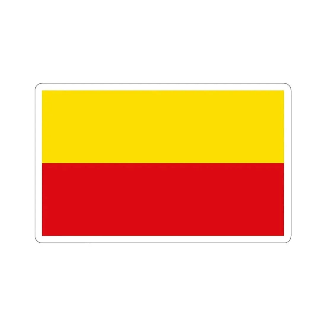 Flag of Mülheim an der Ruhr Germany STICKER Vinyl Die-Cut Decal 4 Inch - The Sticker Space