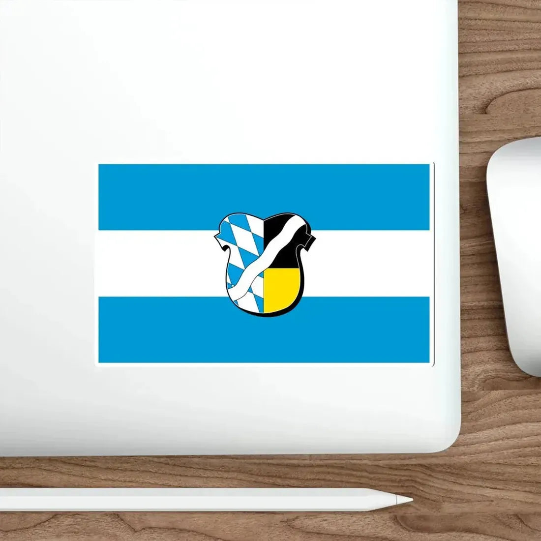 Flag of München Germany STICKER Vinyl Die-Cut Decal - The Sticker Space