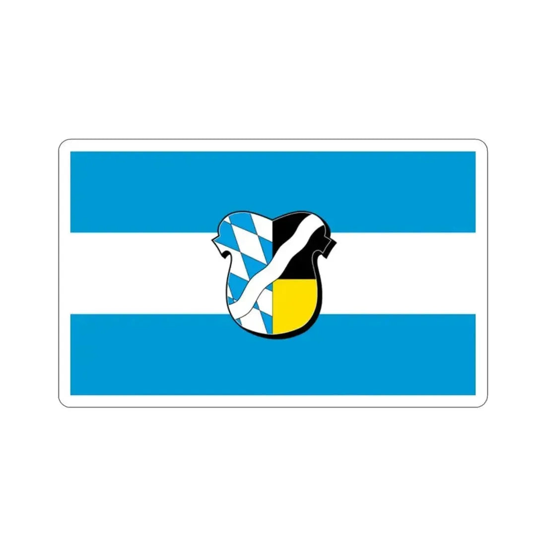 Flag of München Germany STICKER Vinyl Die-Cut Decal - The Sticker Space